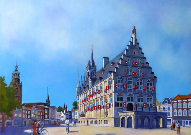 Amelia Husnik, Gouda Holland painting