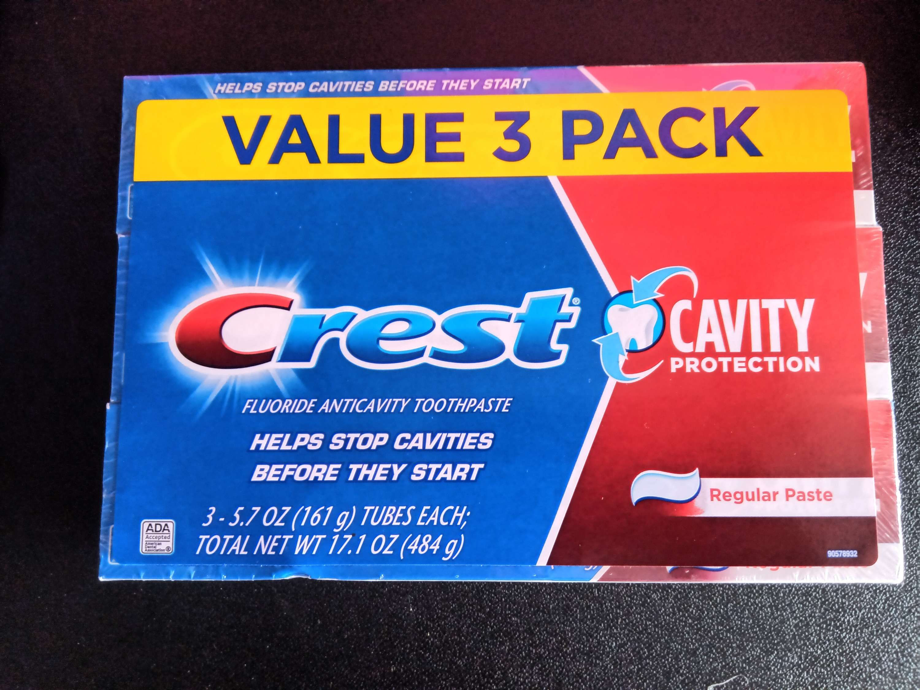 Crest Value 3pack Cavity Protection 
