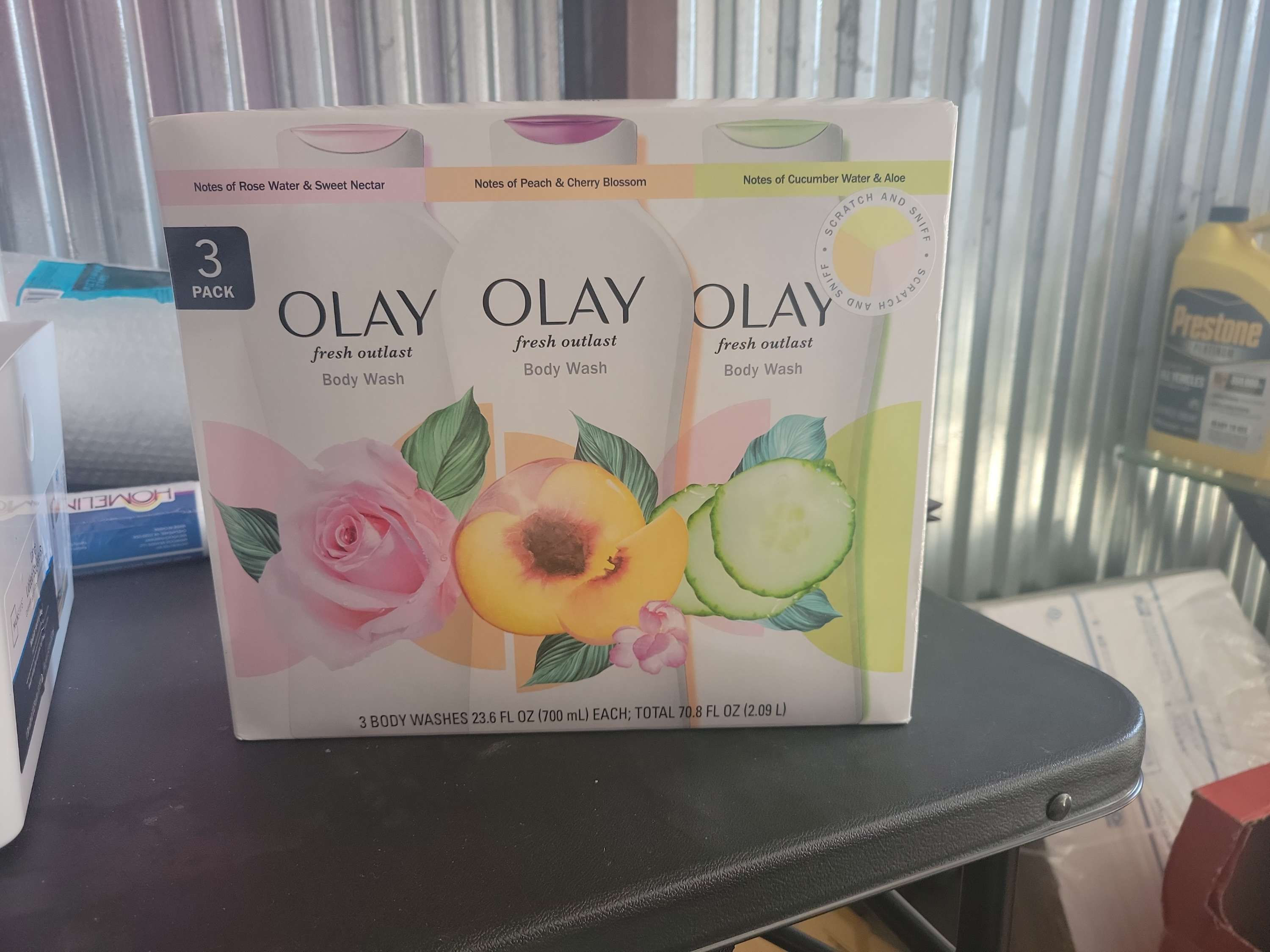 Olay Fresh Outlast Body Wash w/Vitamin B3 Complex 23.6fl Oz 3pk