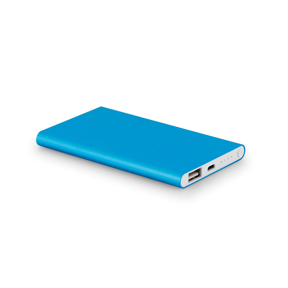 Miniatura: Bateria portátil slim em alumínio 4.000 mAh