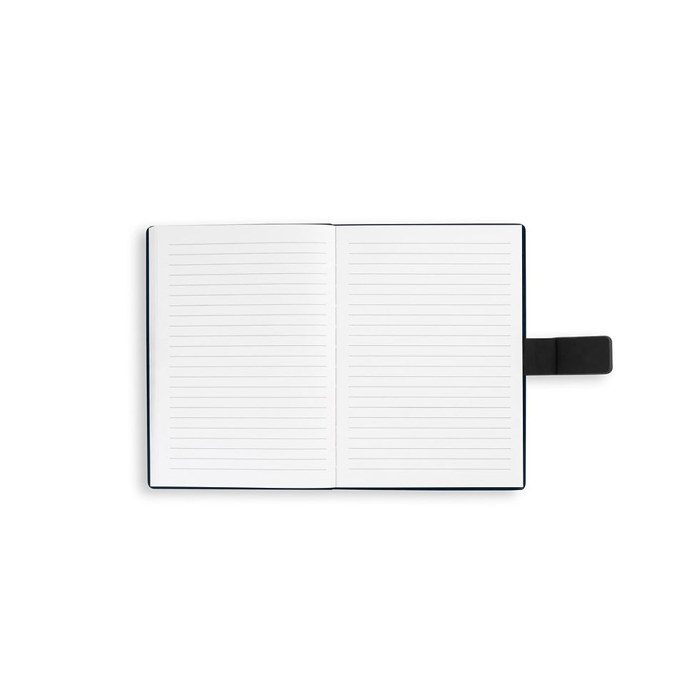 Miniatura: Caderno A5 com capa dura em 80% materiais reciclados