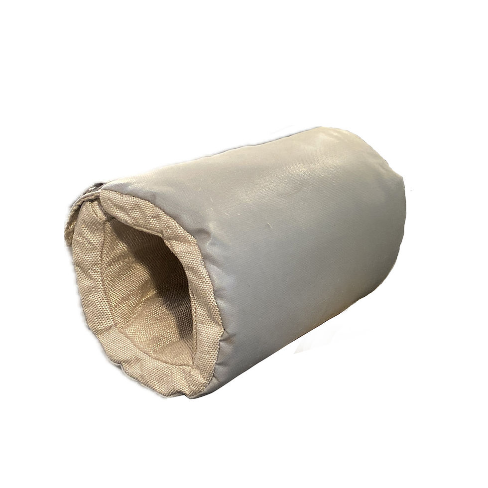 Miniatura: Medium-size straight thermal insulation blanket by Exceed performance insulation for extrusion systems.