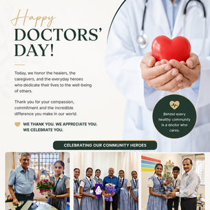 Doctors' Day Celebration at Silver Oak School