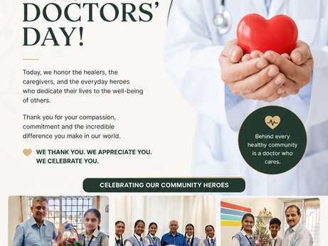 Doctors' Day Celebration at Silver Oak School