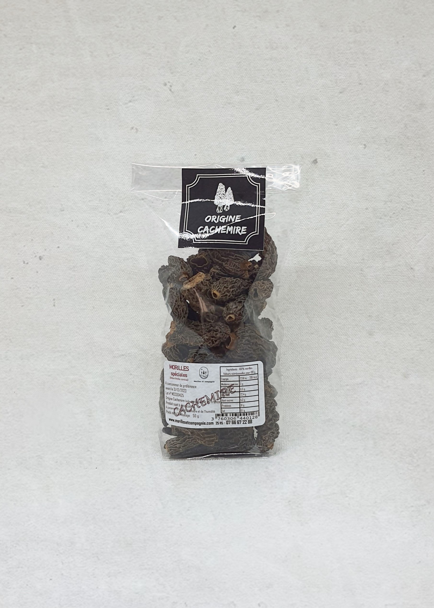 morilles  du cachemire (morchella conica)