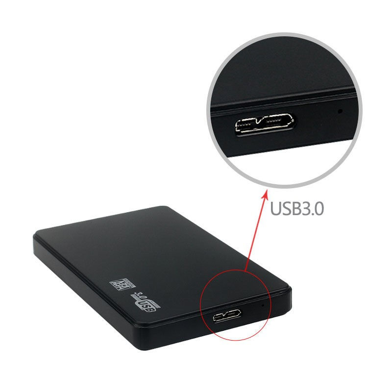 Miniatura: USB 3.0 HDD Enclosure 2.5" SATA HDD SSD External Hard Drive Case 5Gbps High Spee