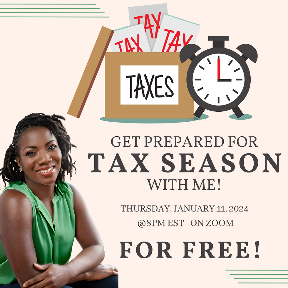 Get Ready for Tax Season with me!