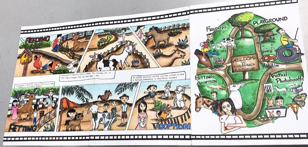 Improved pieces after rendering (Left)