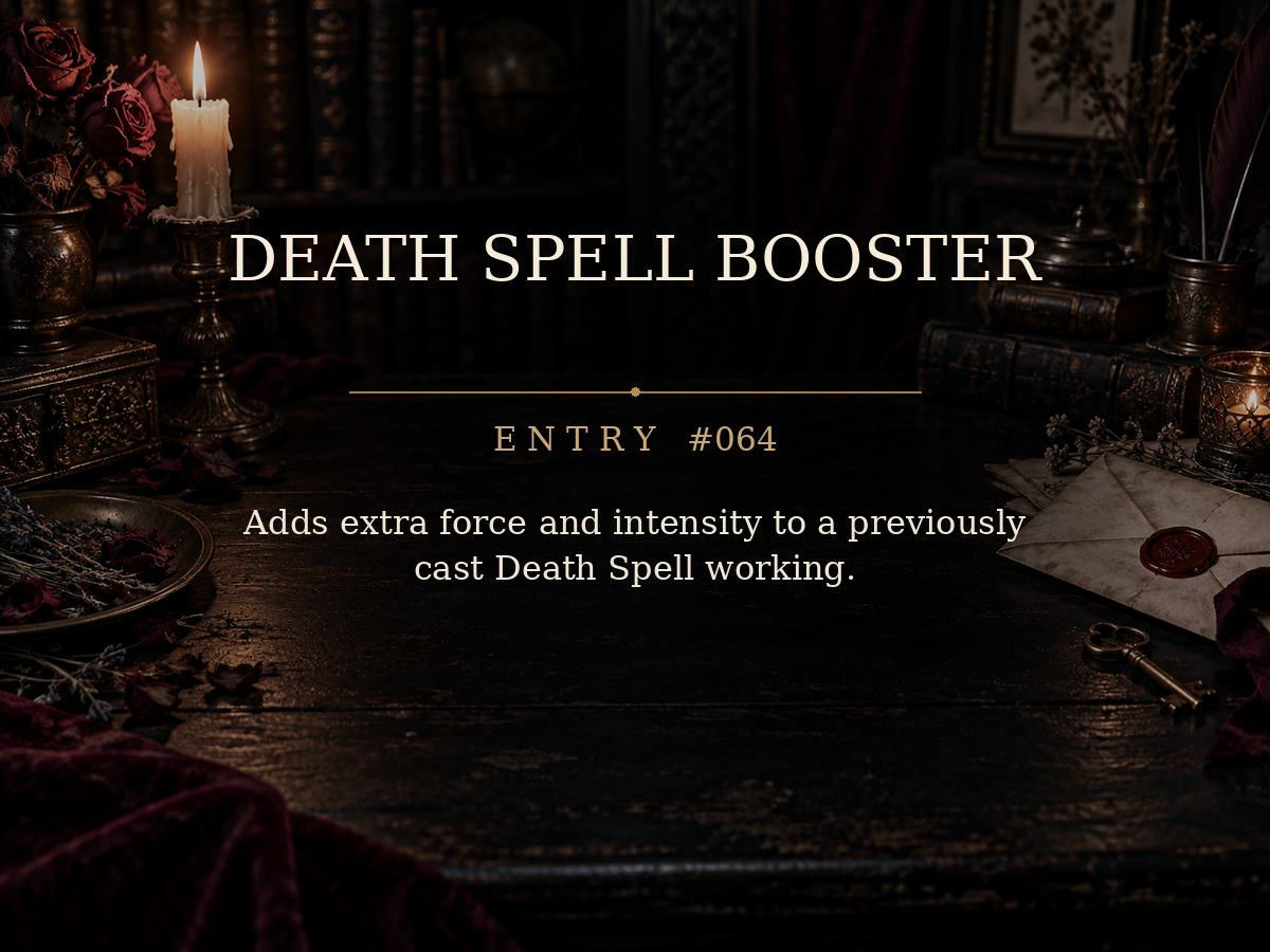 Death Spell Booster: Entry #064