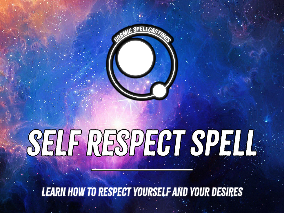 Self respect spell for confidence and boundaries