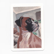 Miniature pet portrait dog ACEO tiny art