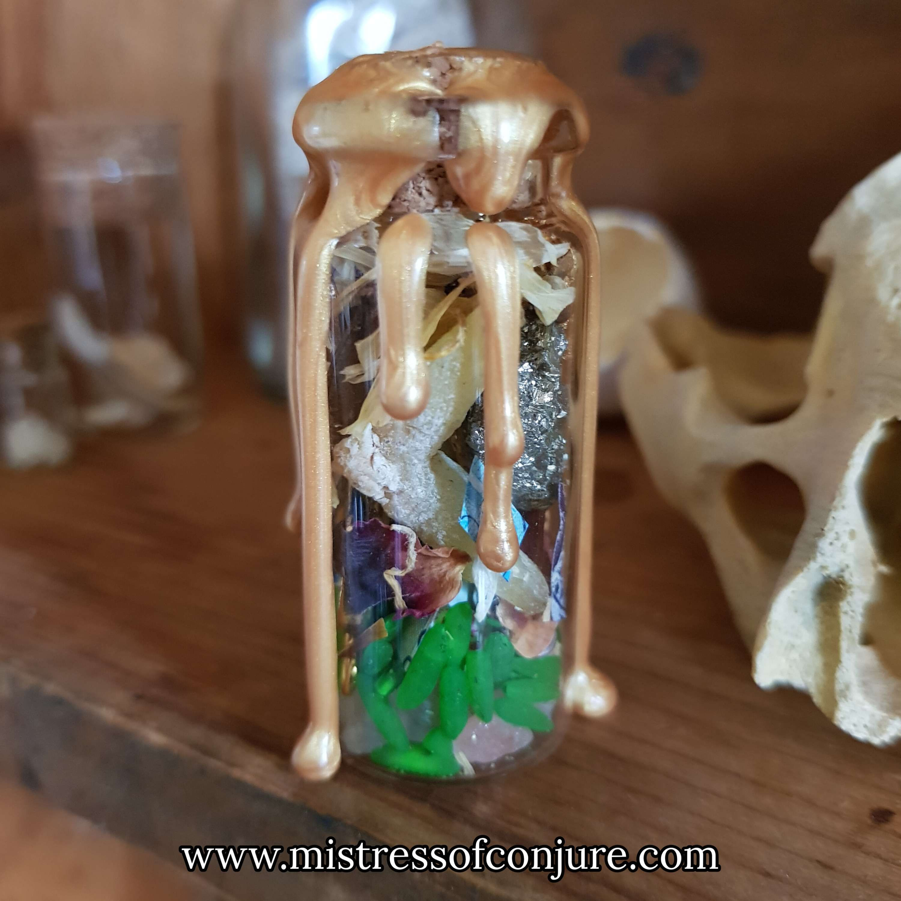 🍀✋ Lucky Hand Root witch bottle