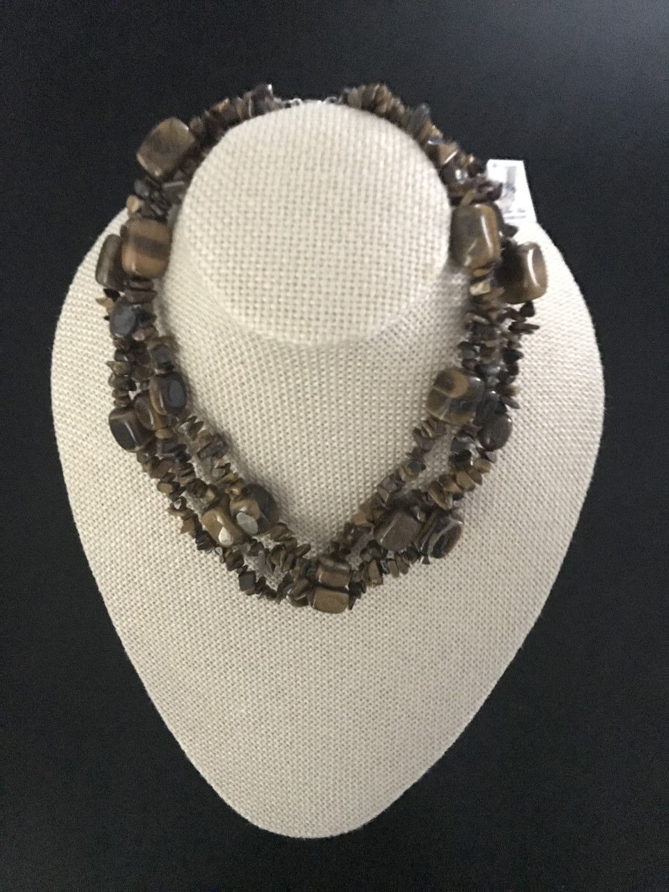 Gorgeous and beautiful artisan custom with three strains of Tiger Eye stones