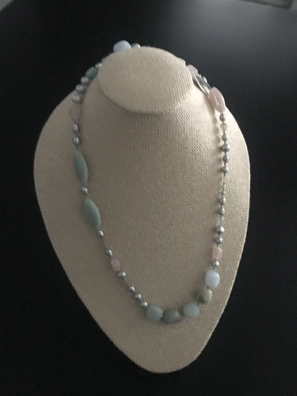Beautiful, vibrant and masterful design with Turquoise, Pearls and Quartz