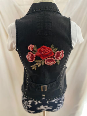 Rose Vest Back View