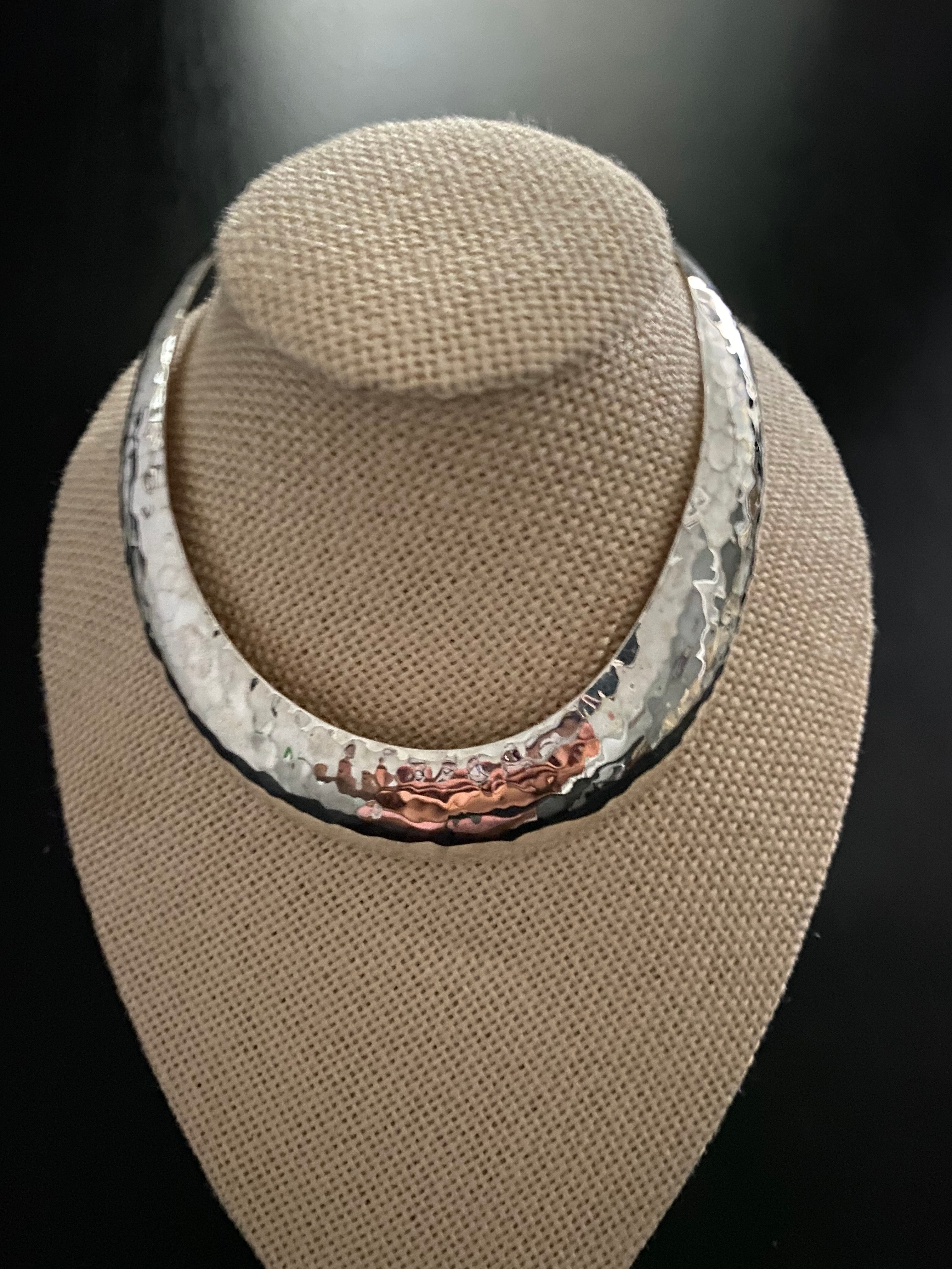 Silver-Plated Choker.
