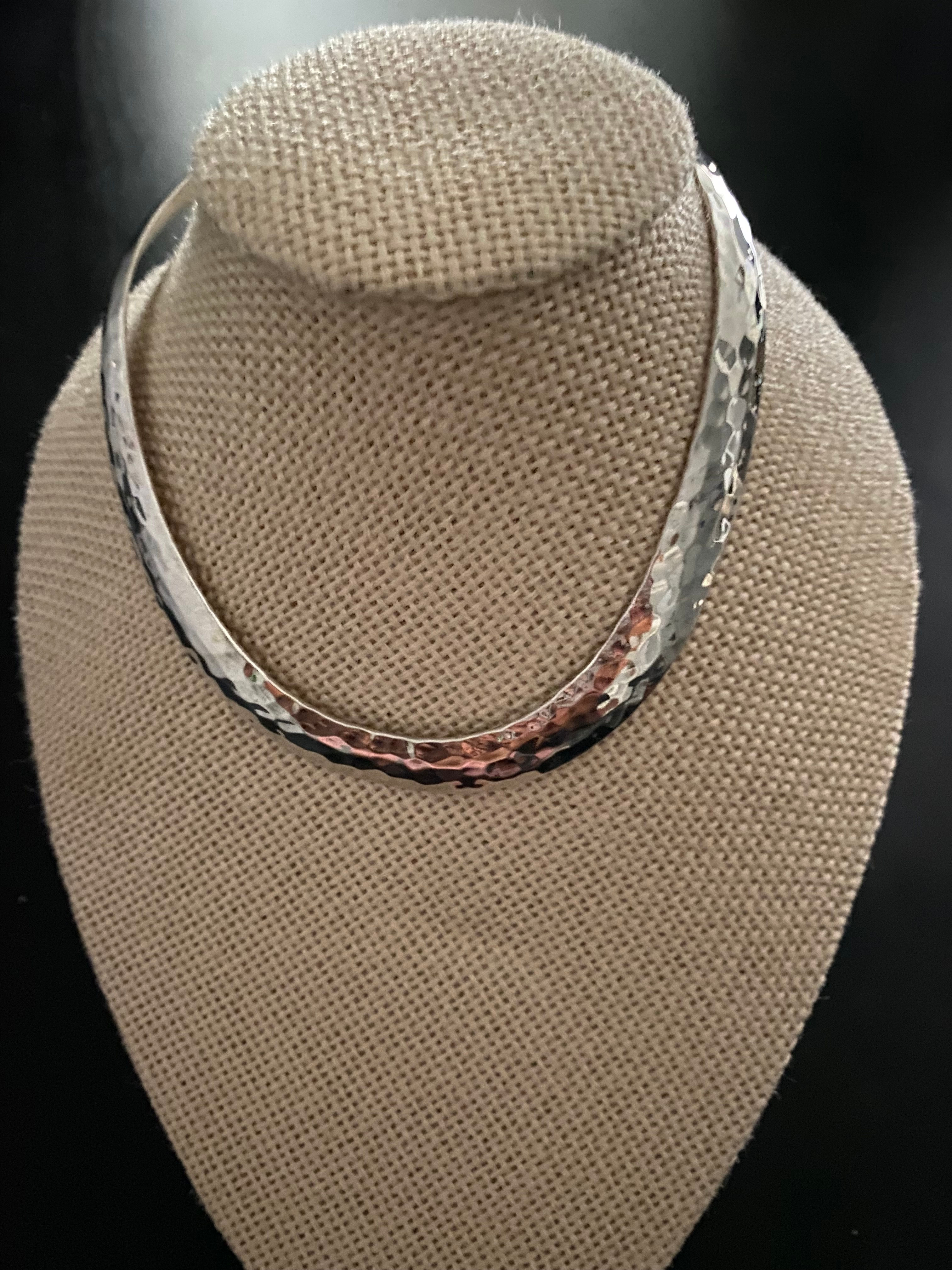 Silver-Plated Choker.