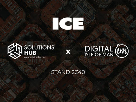 SolutionsHub at ICE 2026 Supporting Digital Isle of Man as Stand Partner