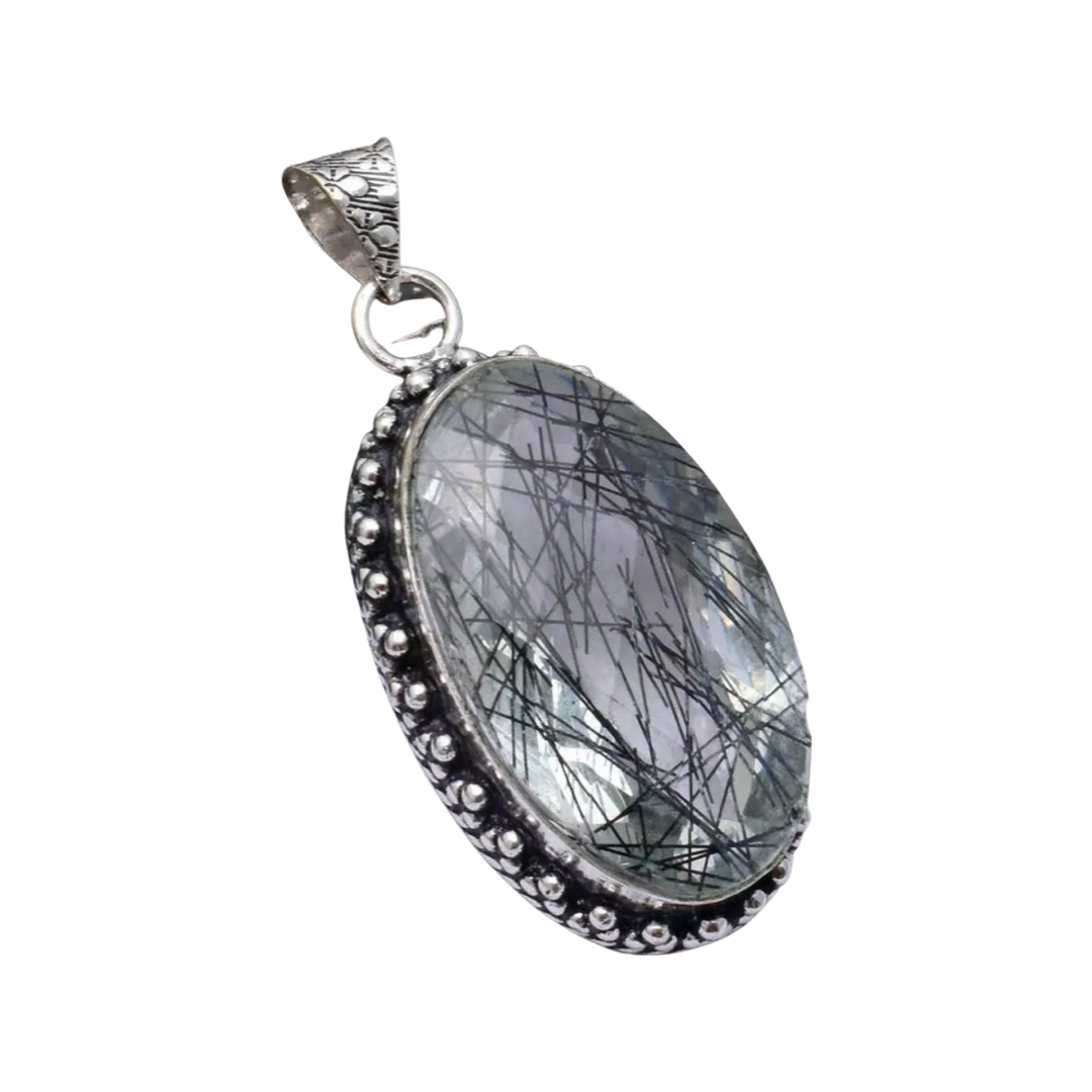 Black Rutile Pendant