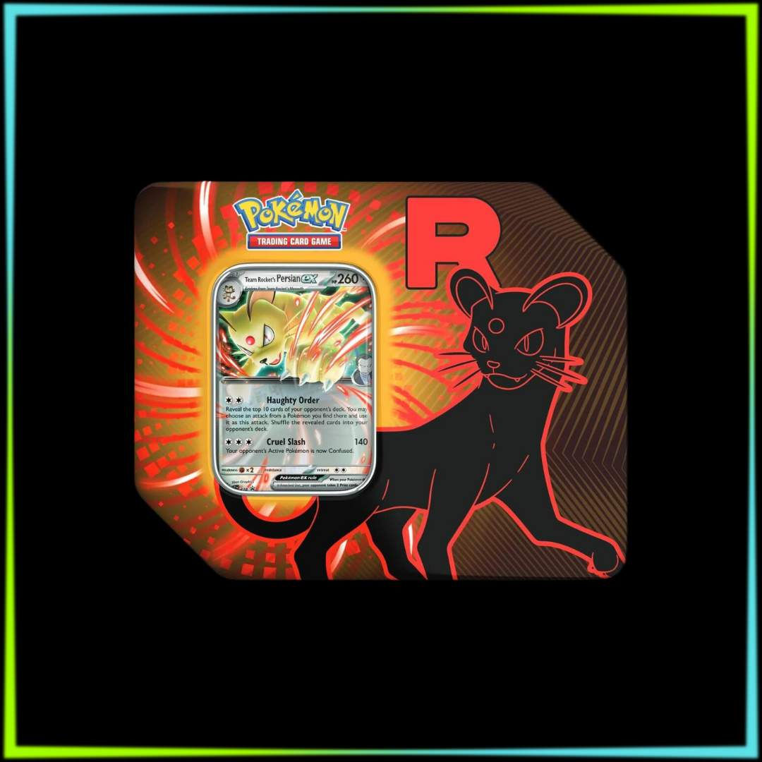 Pokemon TCG Team Rocket Tin (Persian)
