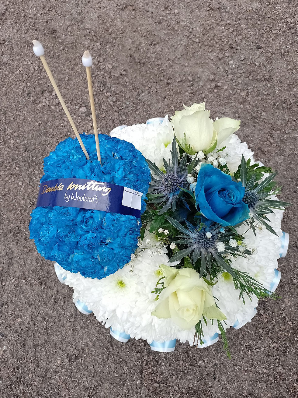 blue ball of wool tribute