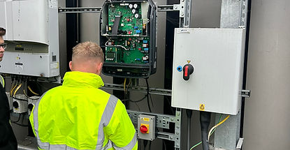 Solar panel servicing