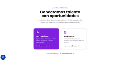 Plataforma de registro MOVI o Modern Vision of Work