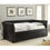 Thumbnail: 39145 MISTHILL BLACK PU LEATHER TRUNDLE, DAYBED