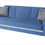 Thumbnail: Fabio Lilium Blue 2pc Sofa & Love
