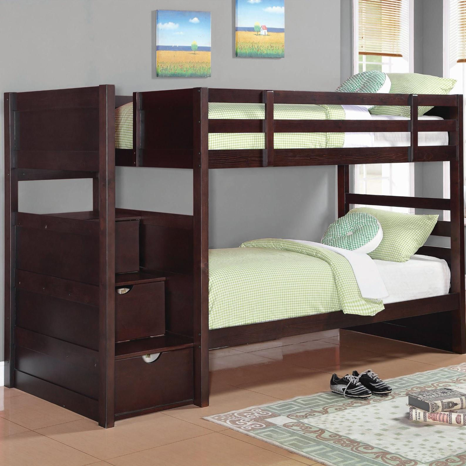 Elliott Twin/ Twin w Starway 460441 Bunk Bed