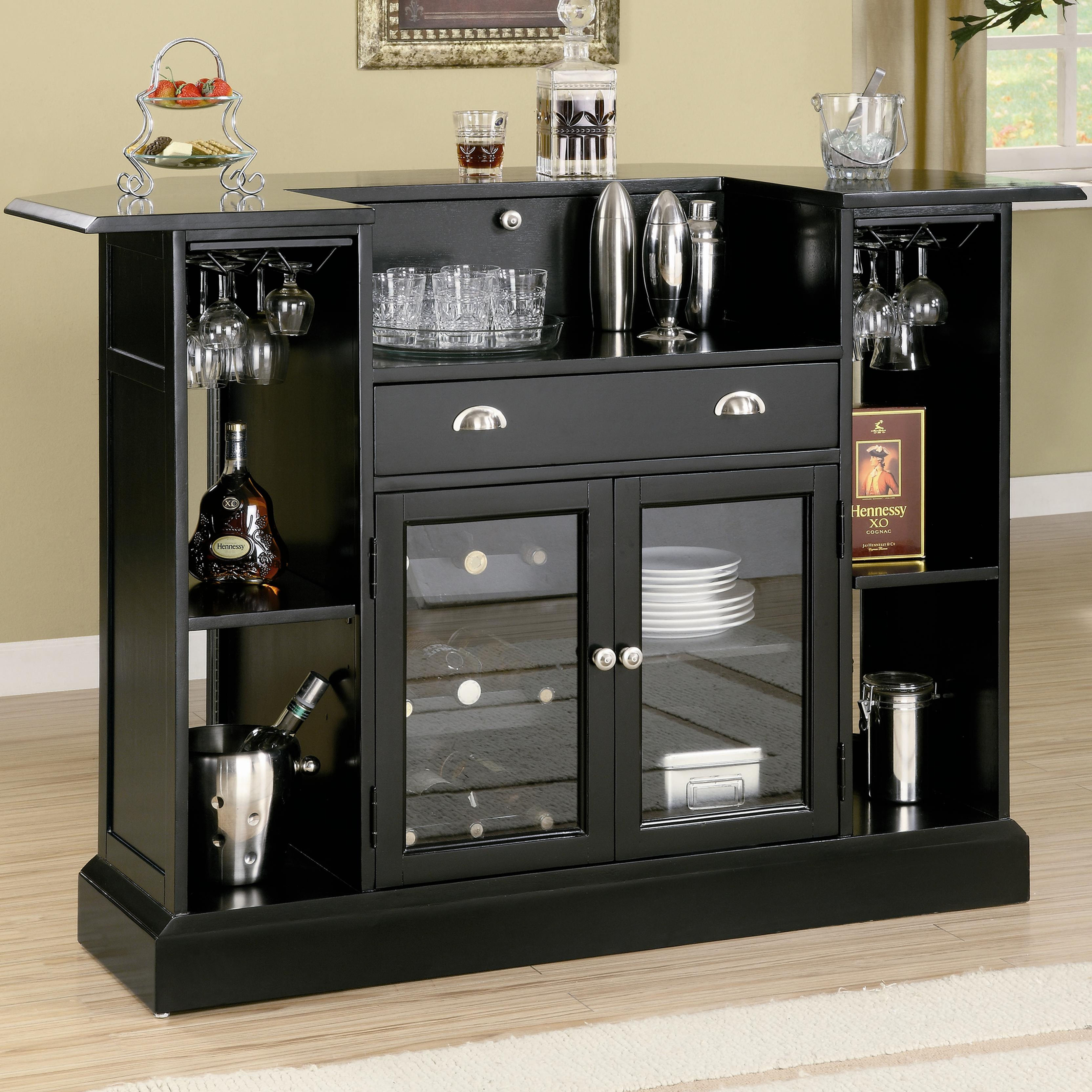 100175 BLACK Inwood Contemporary Bar , BAR