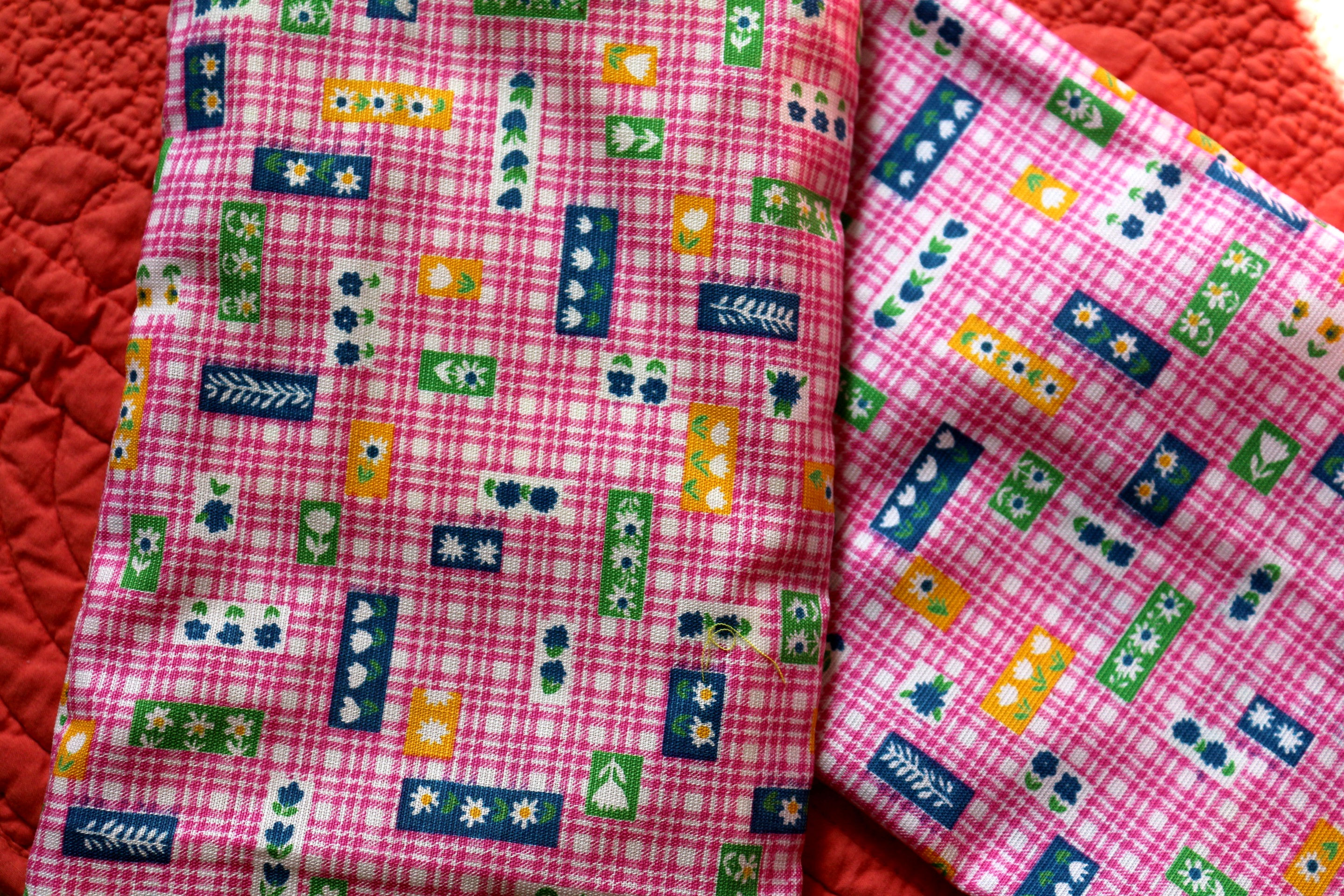 Pochette à livre - Fleurs à Caro