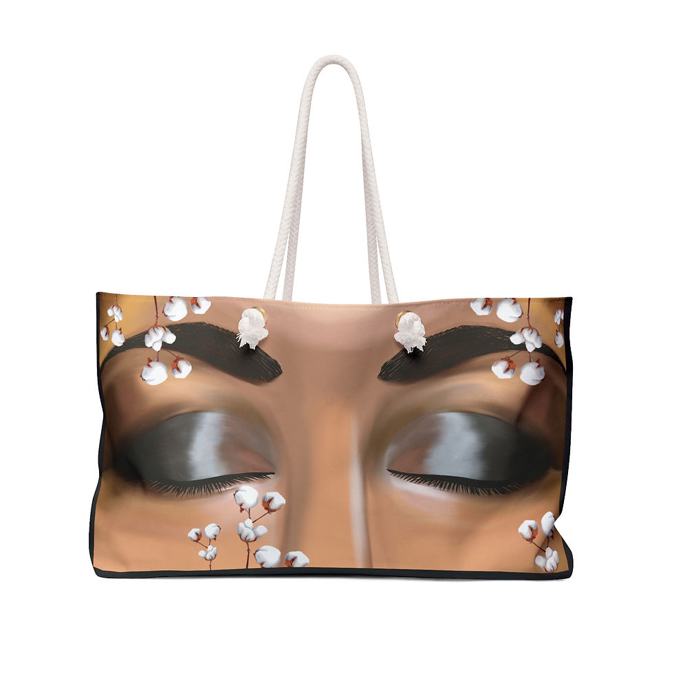 Tote Bag - Cotton Field Reap Reparations Empress-E Design