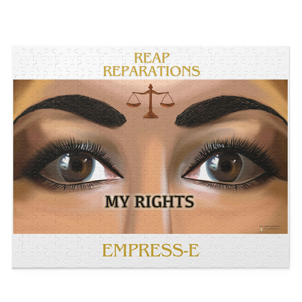 Thumbnail: Puzzle, Black History MY RIGHTS Reap Reparations, Jigsaw, Educational Toy,
