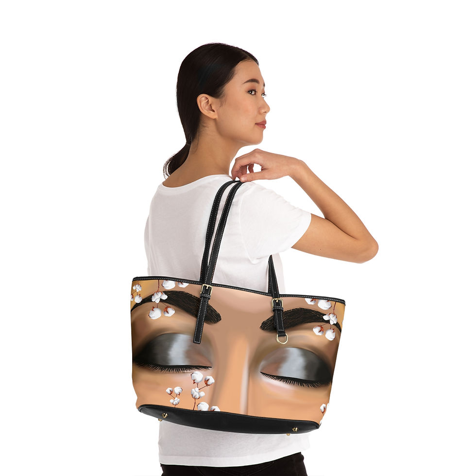Thumbnail: Shoulder Bag EMPRESS-E Cotton Eyes Black History