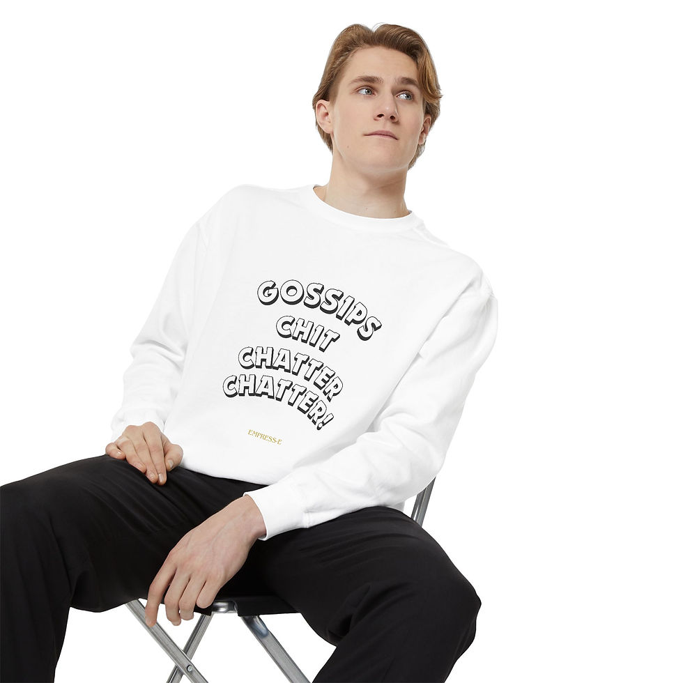 Thumbnail: Sweatshirt Gossips Chit Chatter Design