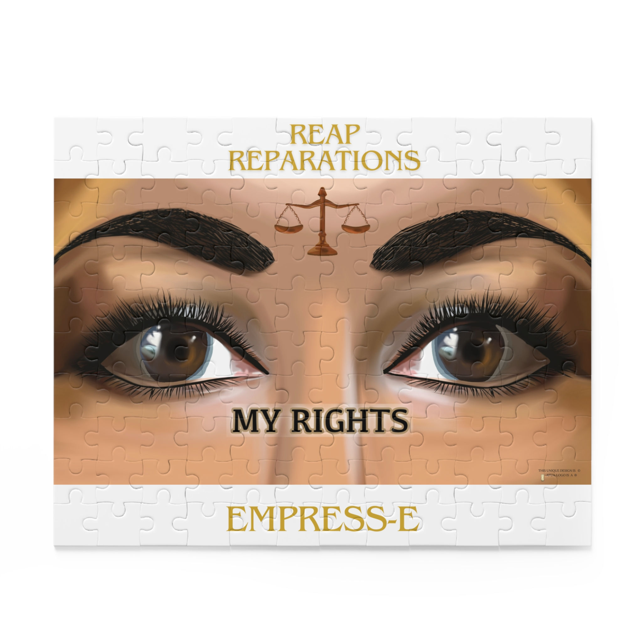 Puzzle, Black History MY RIGHTS Reap Reparations, Jigsaw, Educational Toy,