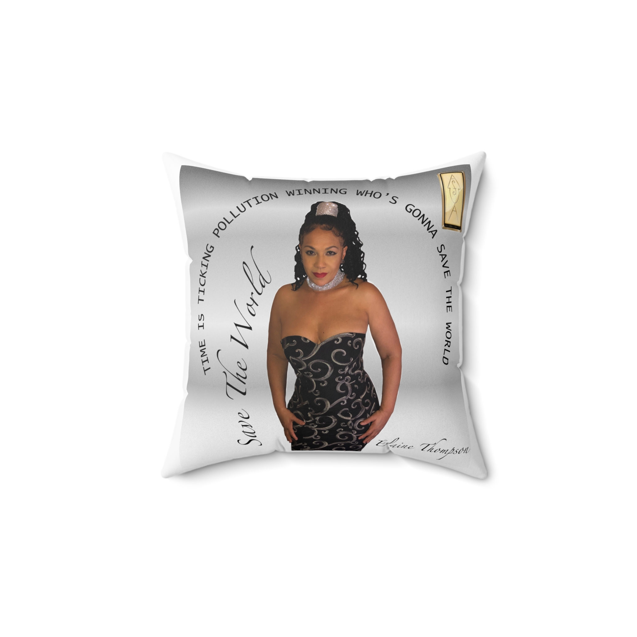 Pillow - SAVE THE WORLD Design