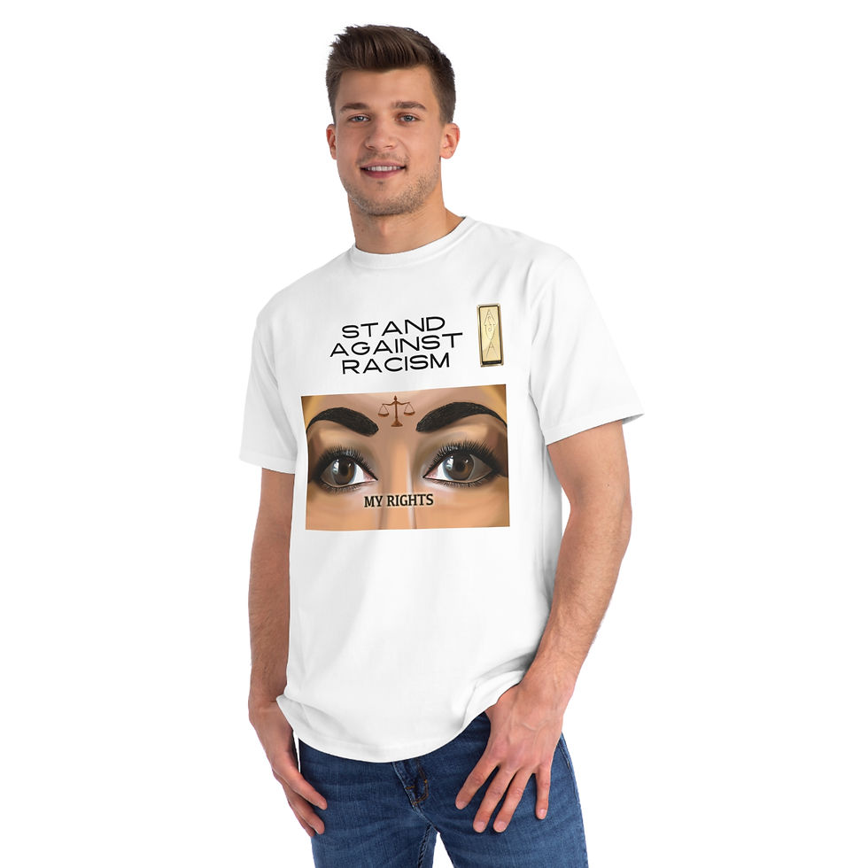 Thumbnail: Stand Against Racism Organic Unisex Classic T-Shirt  Empowering   MY RIGHTS