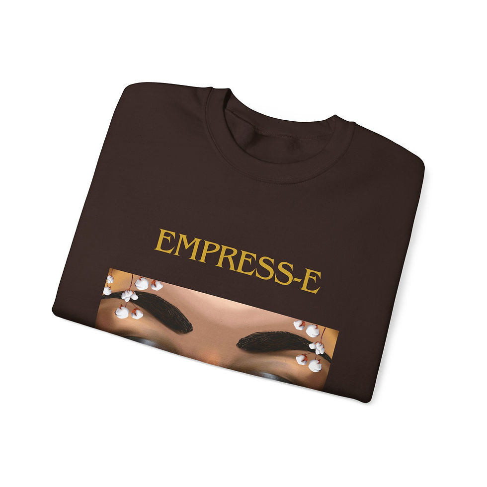 Thumbnail: Unisex Heavy Blend™ Crewneck Sweatshirt. :  EMPRESS-E. COTTON FIELD. 
