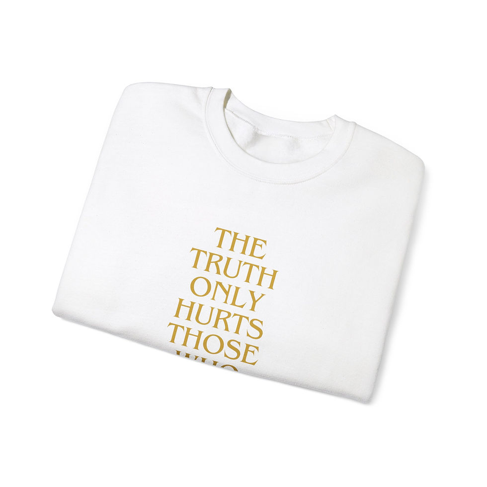 Thumbnail: THE TRUTH Heavy Blend Sweatshirt, Unisex Crewneck Jumper for Fans of Honesty,