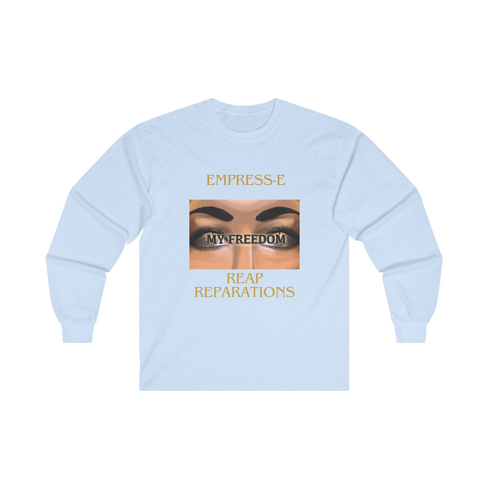 Thumbnail: Black History Unisex Long Sleeve Tee - MY FREEDOM Design