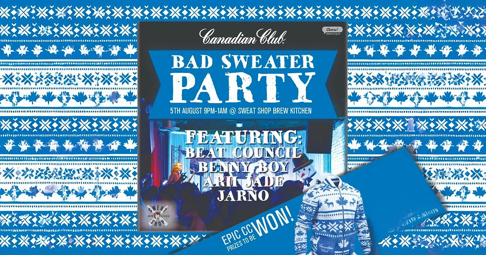 Canadian Club Epic Bad sweater Party