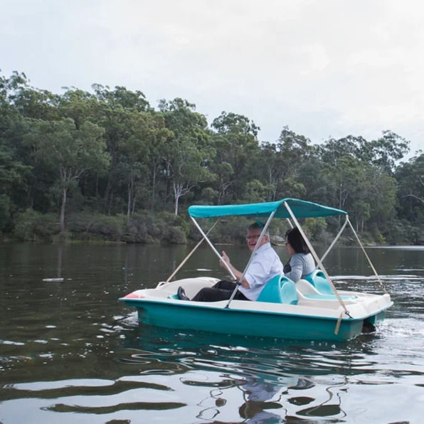 Pedal Boating, Bushwalk & Lunch