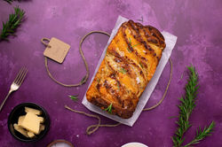 Cheddar, Goat cheese and rosemary