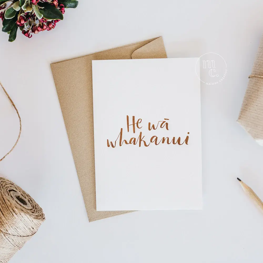He wā whakanui | Gift Card