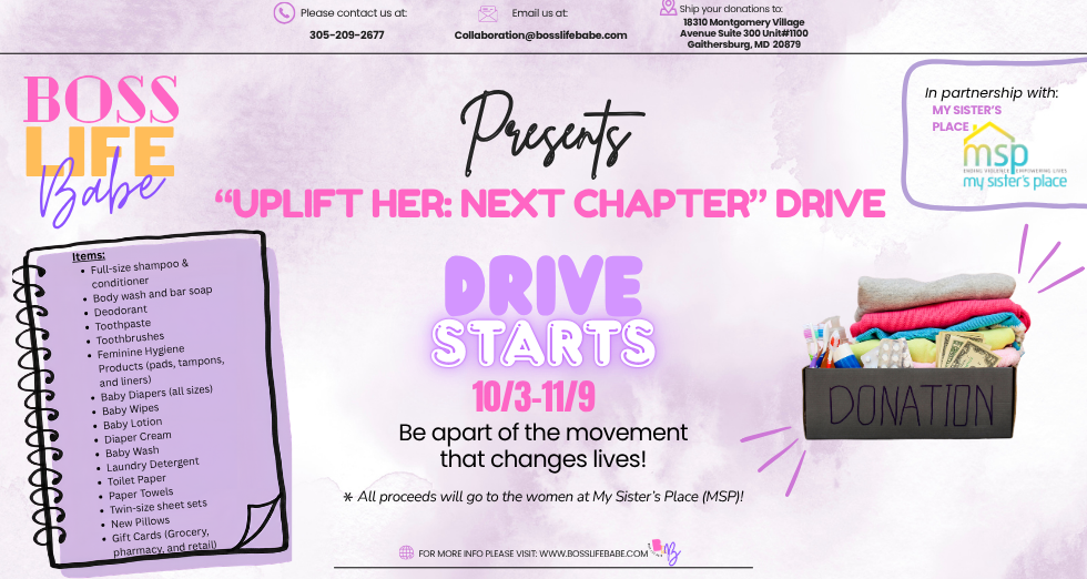 "Uplift Her: Next Chapter" Drive