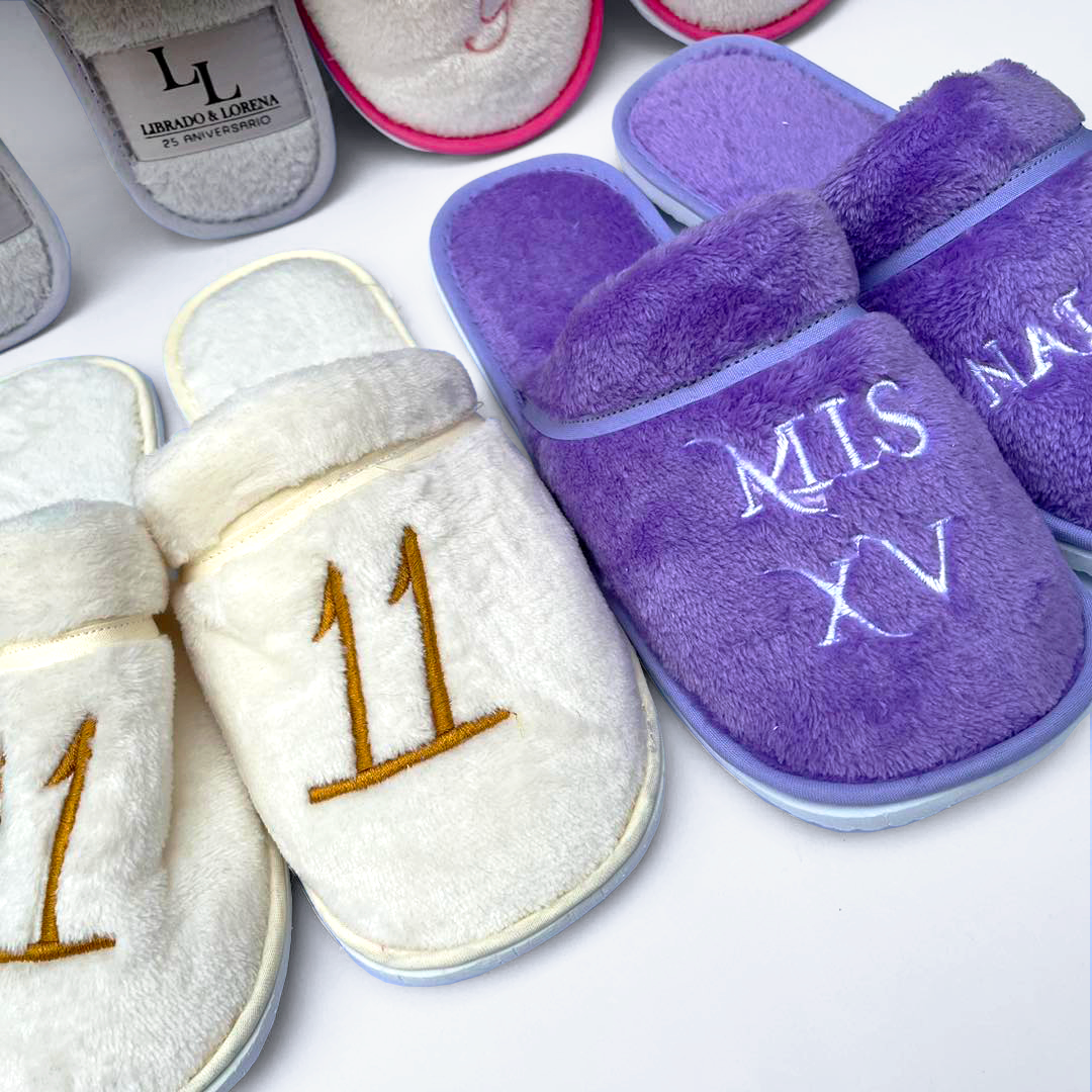Pantuflas felpa personalizadas