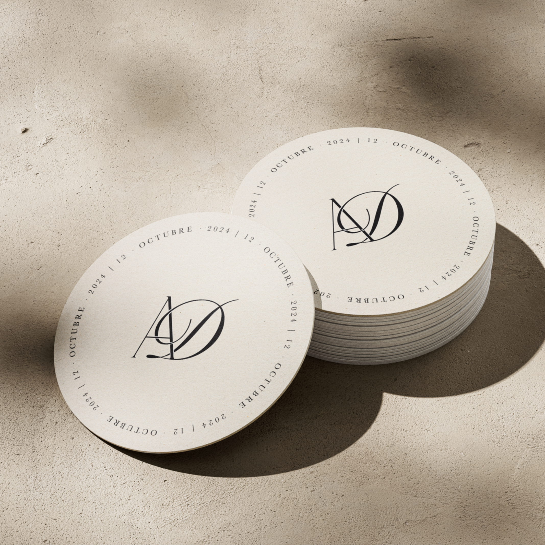 Coasters personalizados (100 piezas)