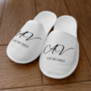 Pantuflas personalizadas (100 pares)